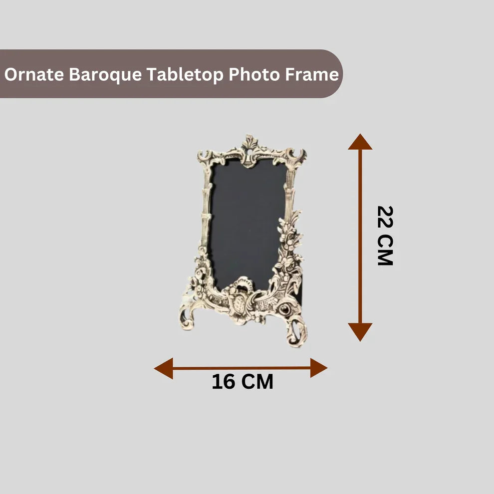 Ornate Baroque Tabletop Photo Frame - KaariTales
