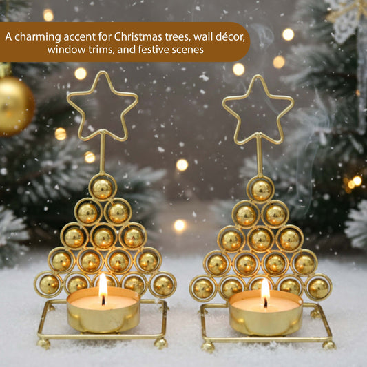 Starlit Glow Tree Candle Holder KaariTales