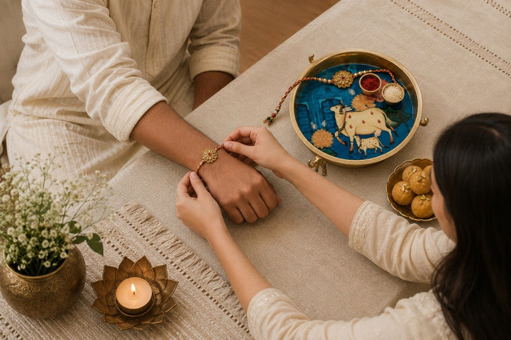 The Urli Rakhi Thali Edit: Unique Styling Ideas for This Rakhi