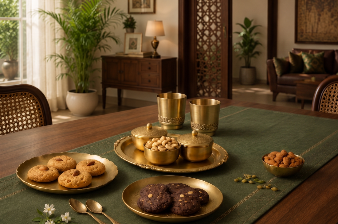 The New Indian Dining Table — How to Mix Traditional Serveware With Modern Dining.