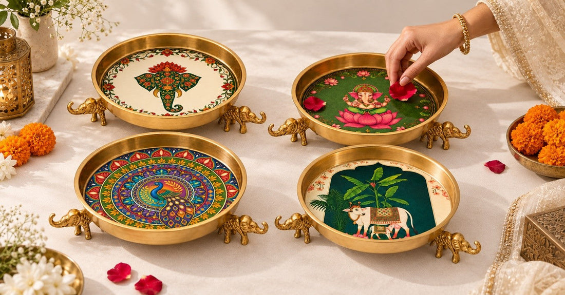 Unique Printed Urli Trays for Festive Décor & Gifting | Kaari Tales