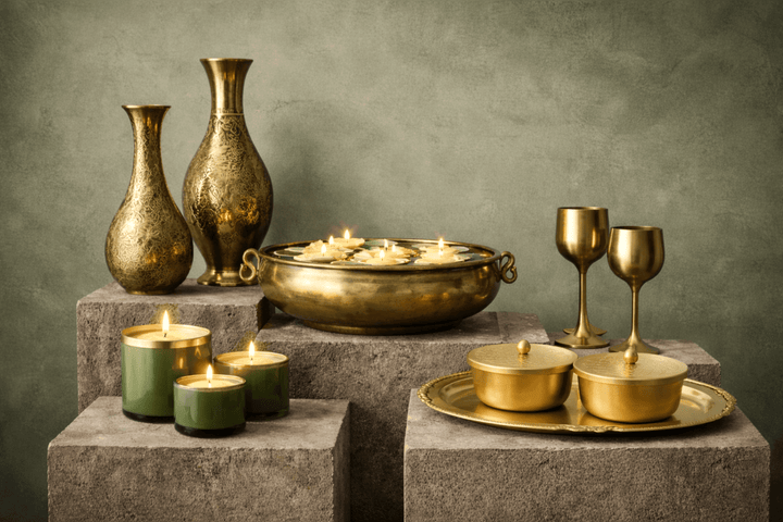 How to Style Brass Home Décor in a Modern Indian Home - KaariTales