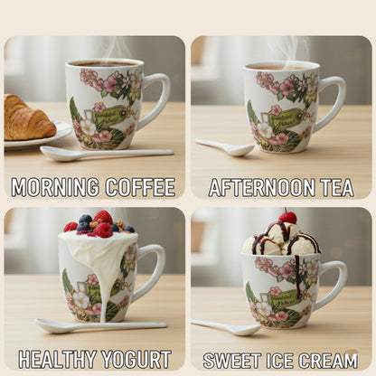 Floral Ceramic Mug - KaariTales