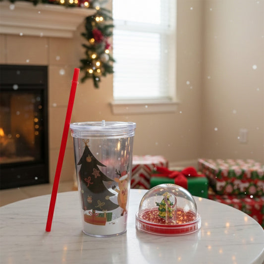 Christmas glitter sipper - KaariTales