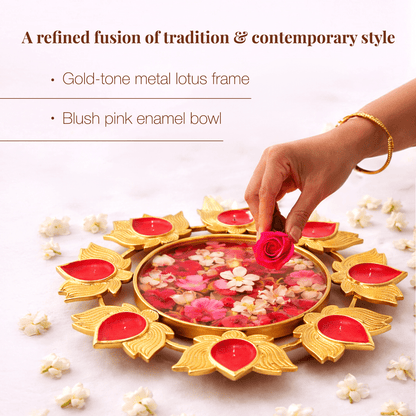 Blush Lotus Urli - KaariTales