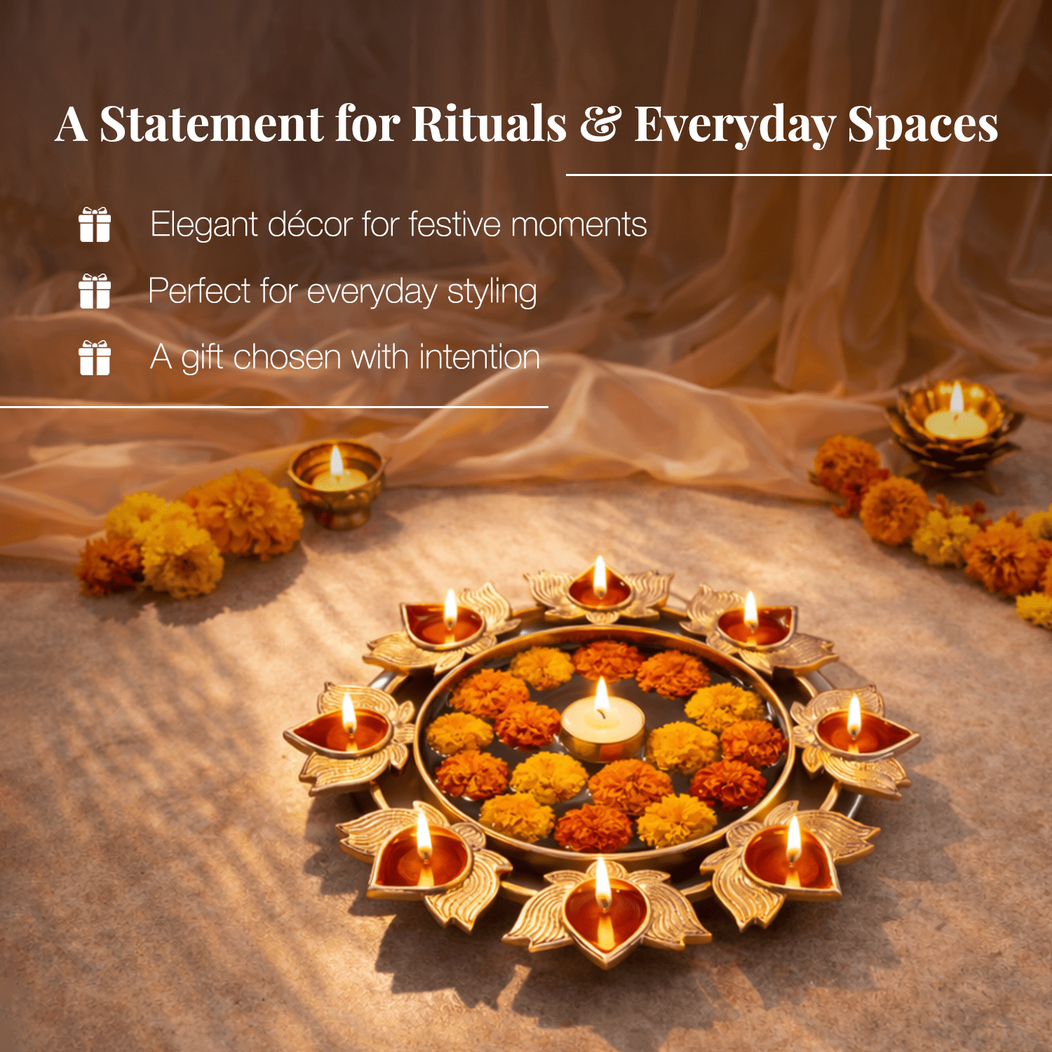 Blush Lotus Urli - KaariTales