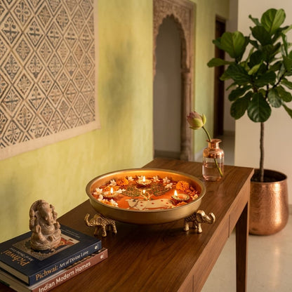 Kamdhenu Tree of Life Decorative Urli