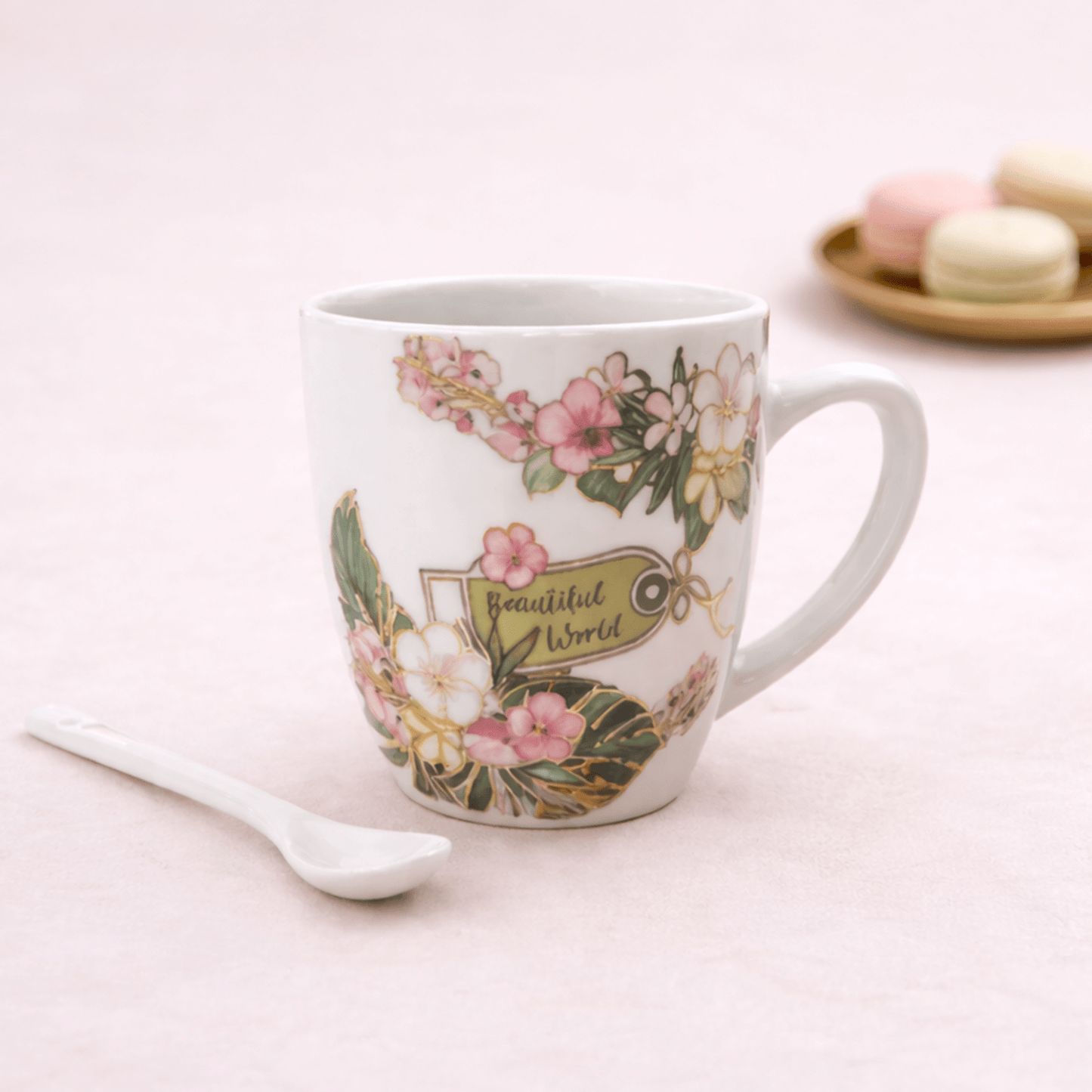 Floral Ceramic Mug - KaariTales