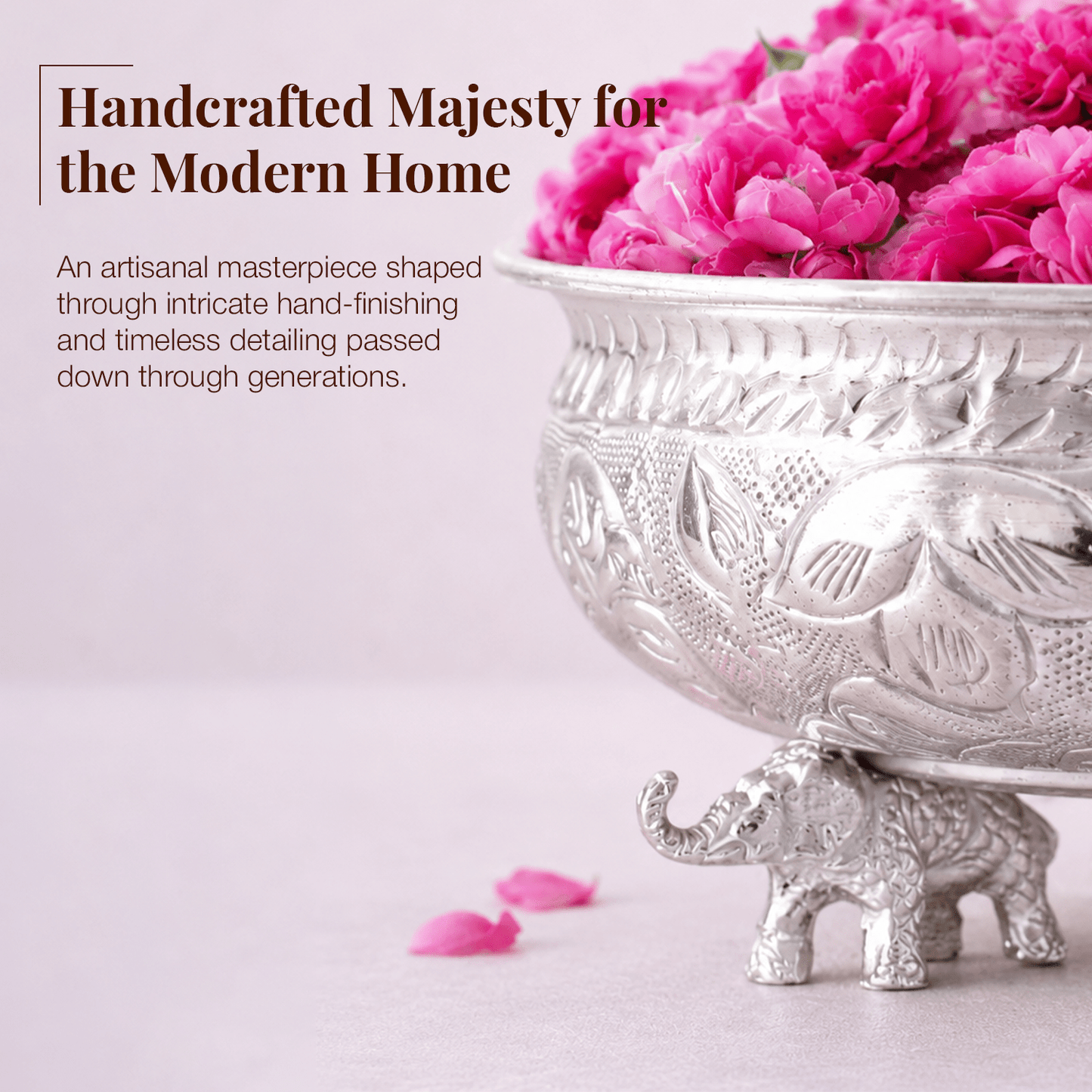 Majestic Elephant Urli - KaariTales