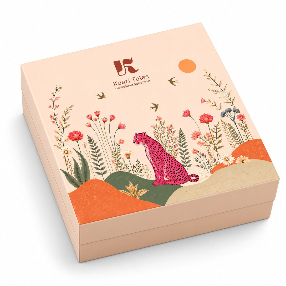 Gift-Box Pink (10x10") - Fits upto a single 9" product